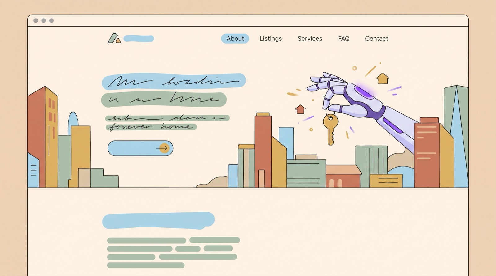 Eternity Real Estate website preview